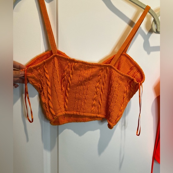 Bundle of 2 Zara Orange Tanks Size Small & Medium NWT - Picture 5 of 14